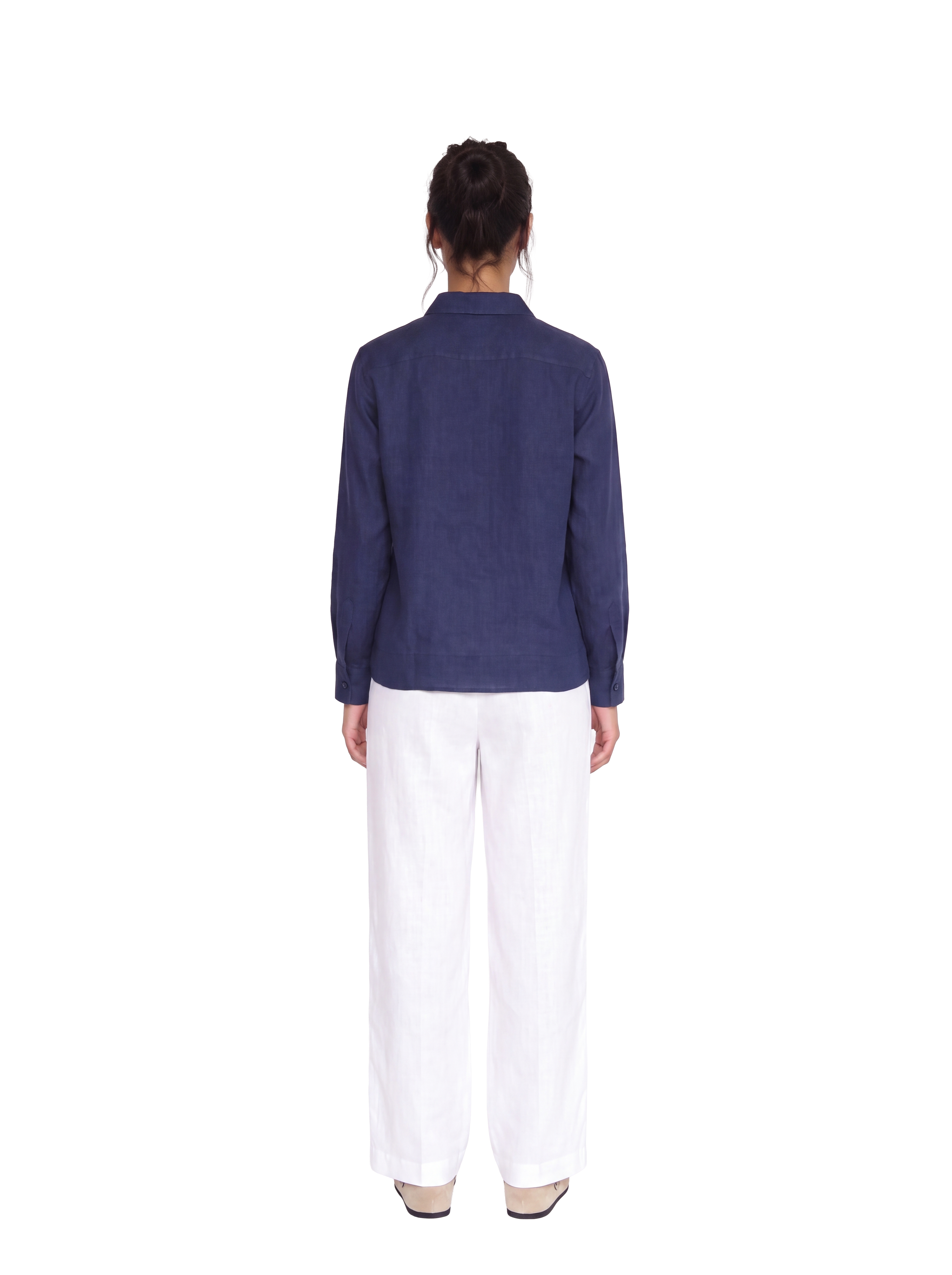 LINEN PANTS WHITE