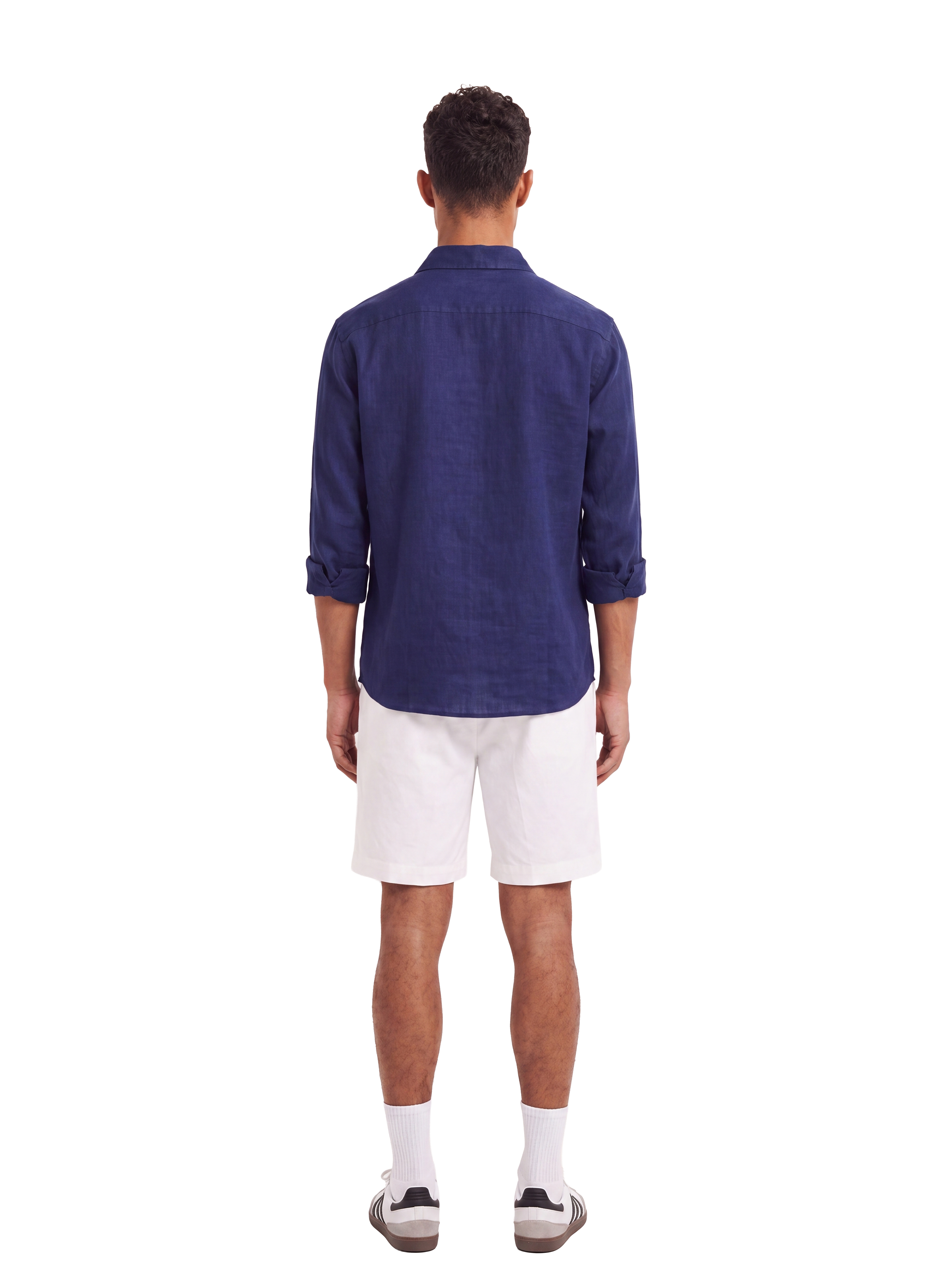 LINEN SHORT WHITE