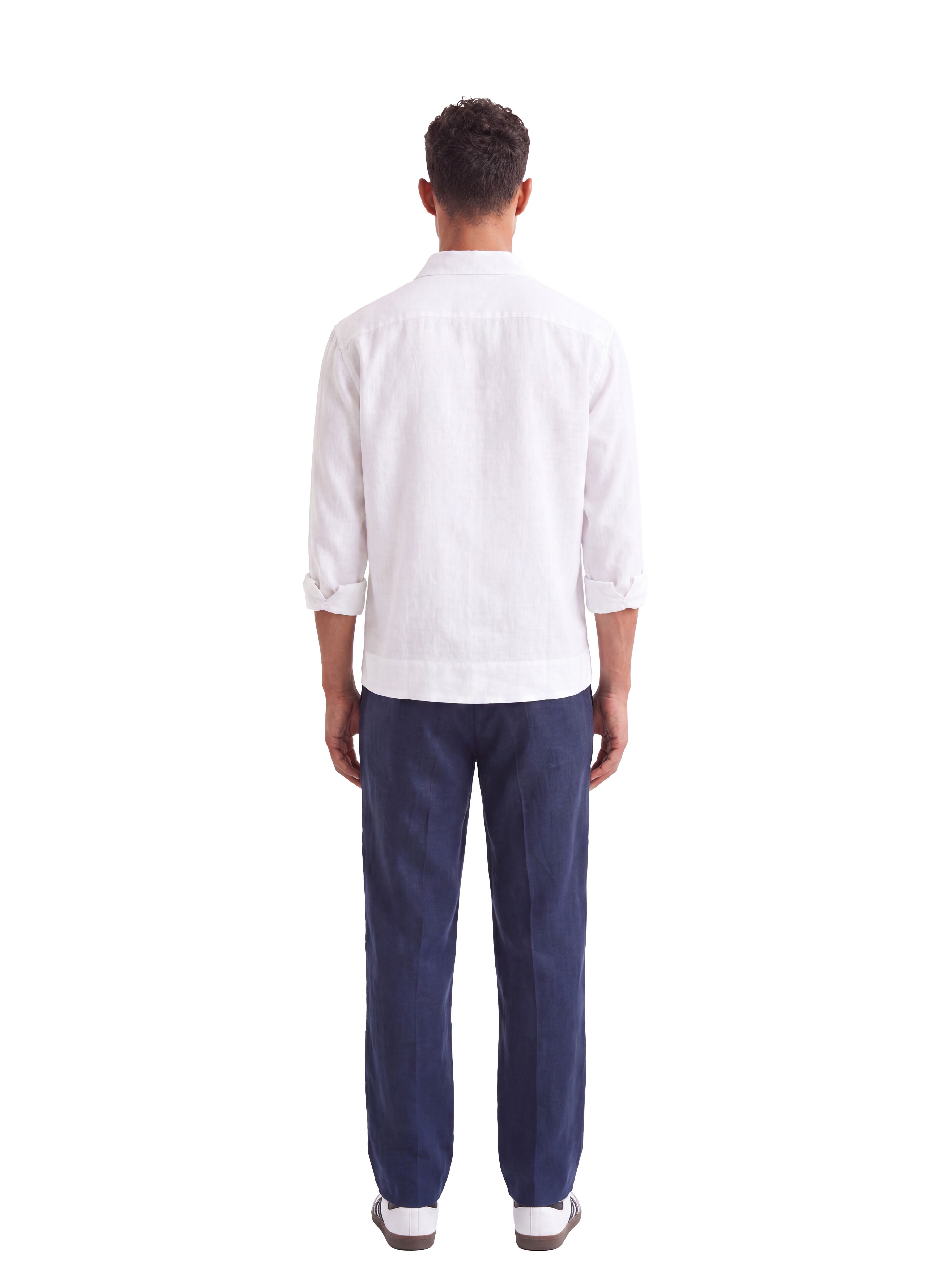 LINEN PANTS NAVY