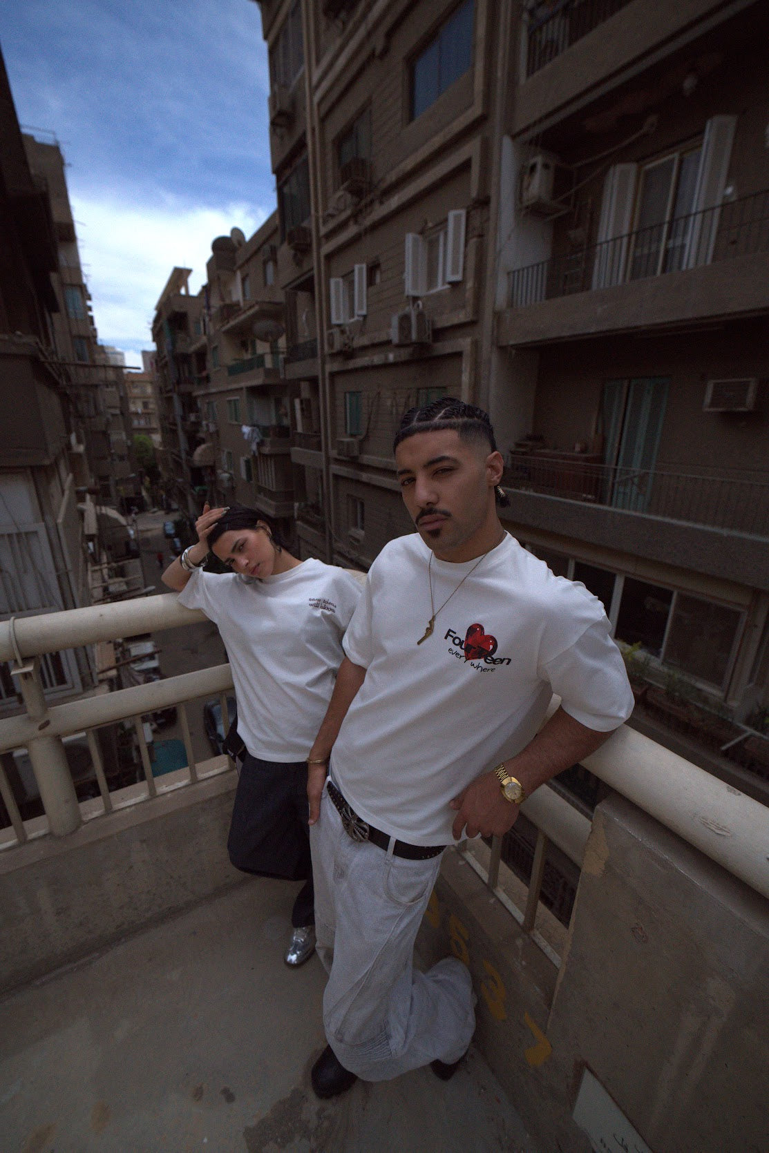 HEART CHERRIES WHITE T-SHIRT