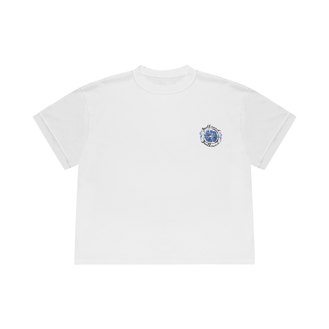 LEMON WHITE T-SHIRT