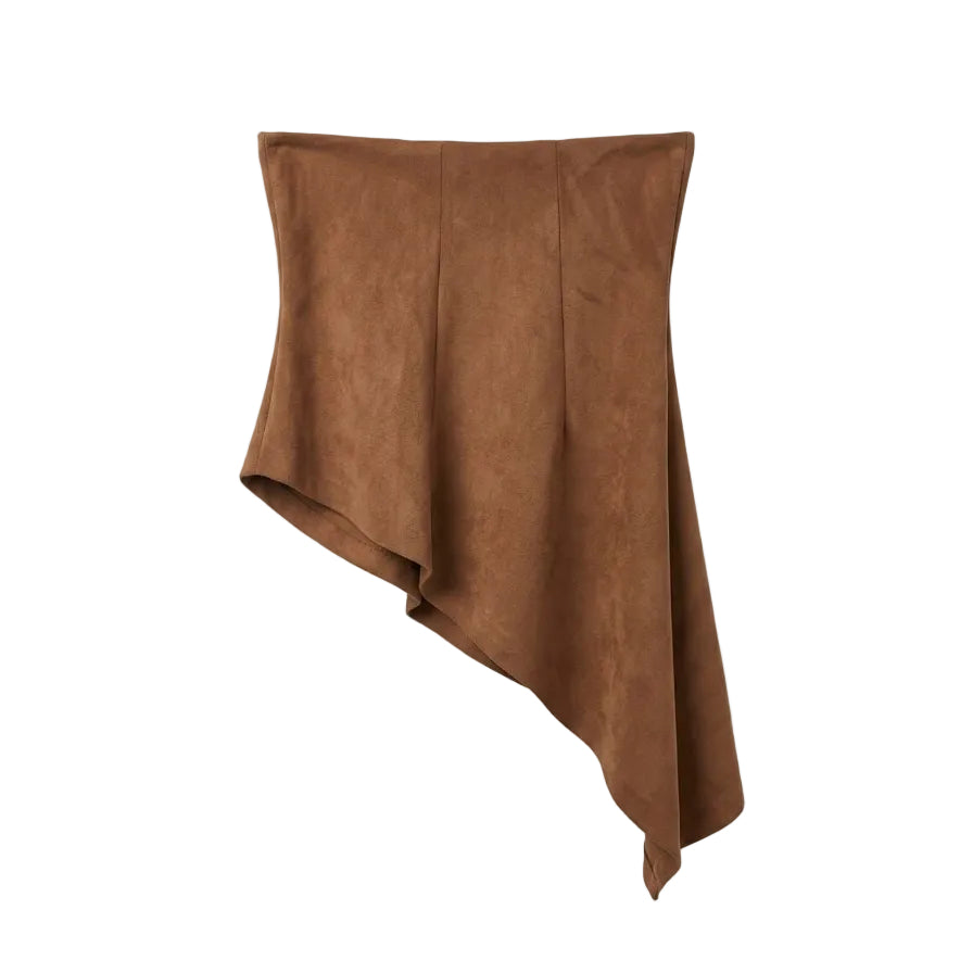 SUEDE BROWN TOP