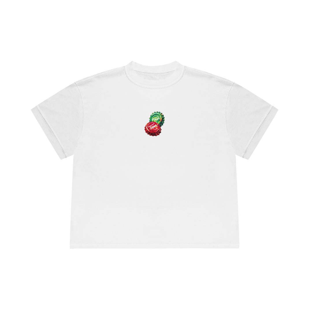 BOTTLE CAP WHITE T-SHIRT