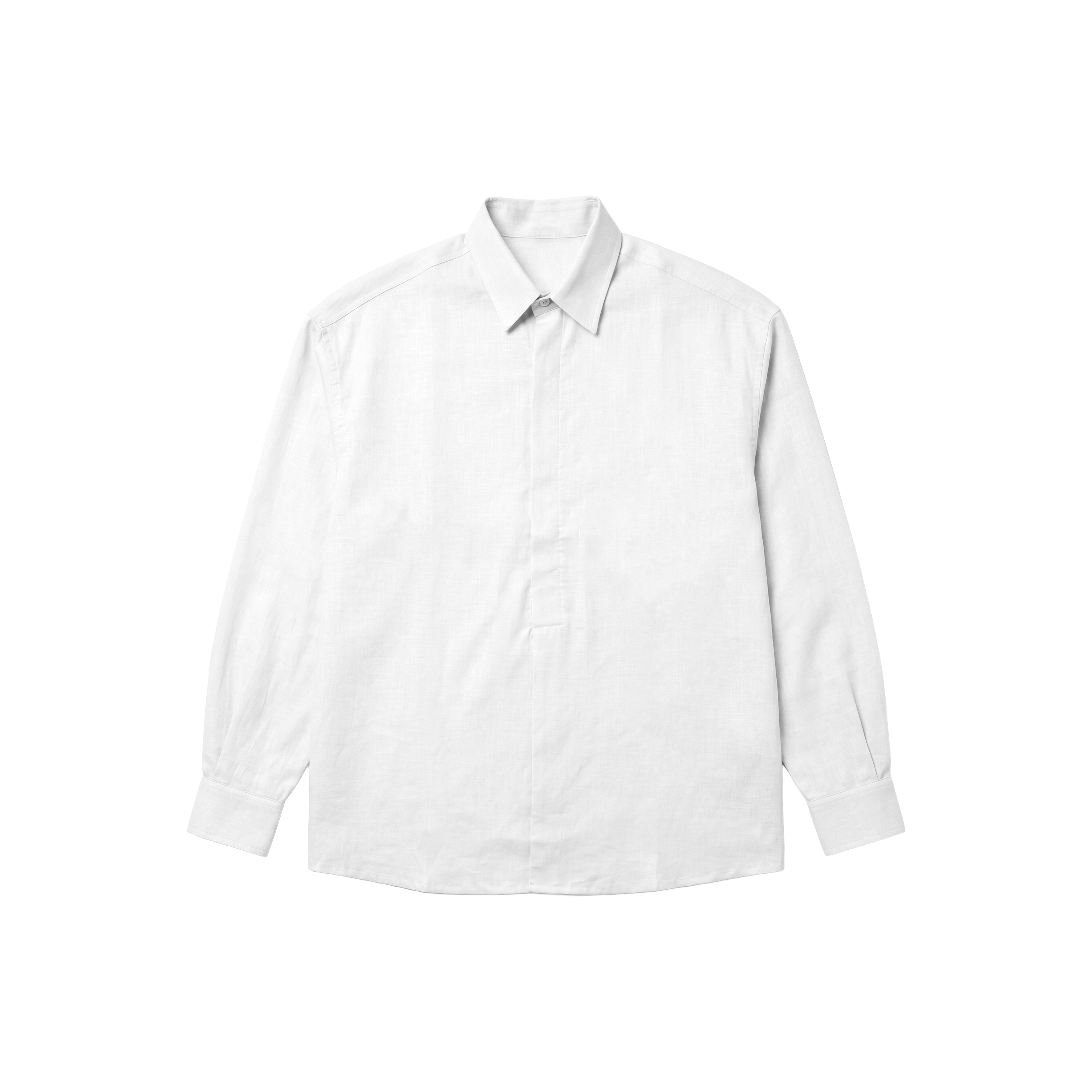 LINEN POLO SHIRT WHITE