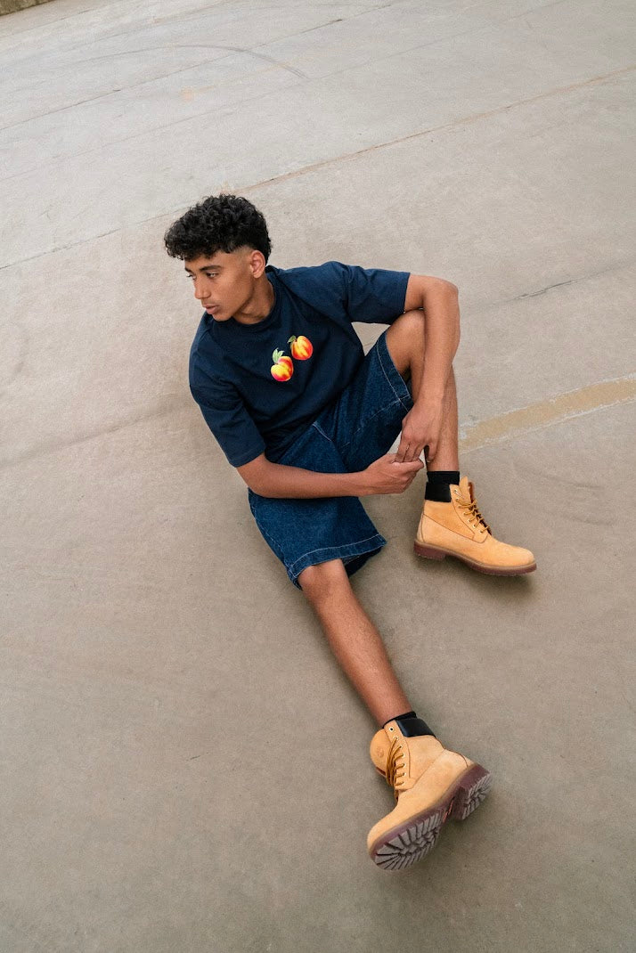 PEACH NAVY T-SHIRT