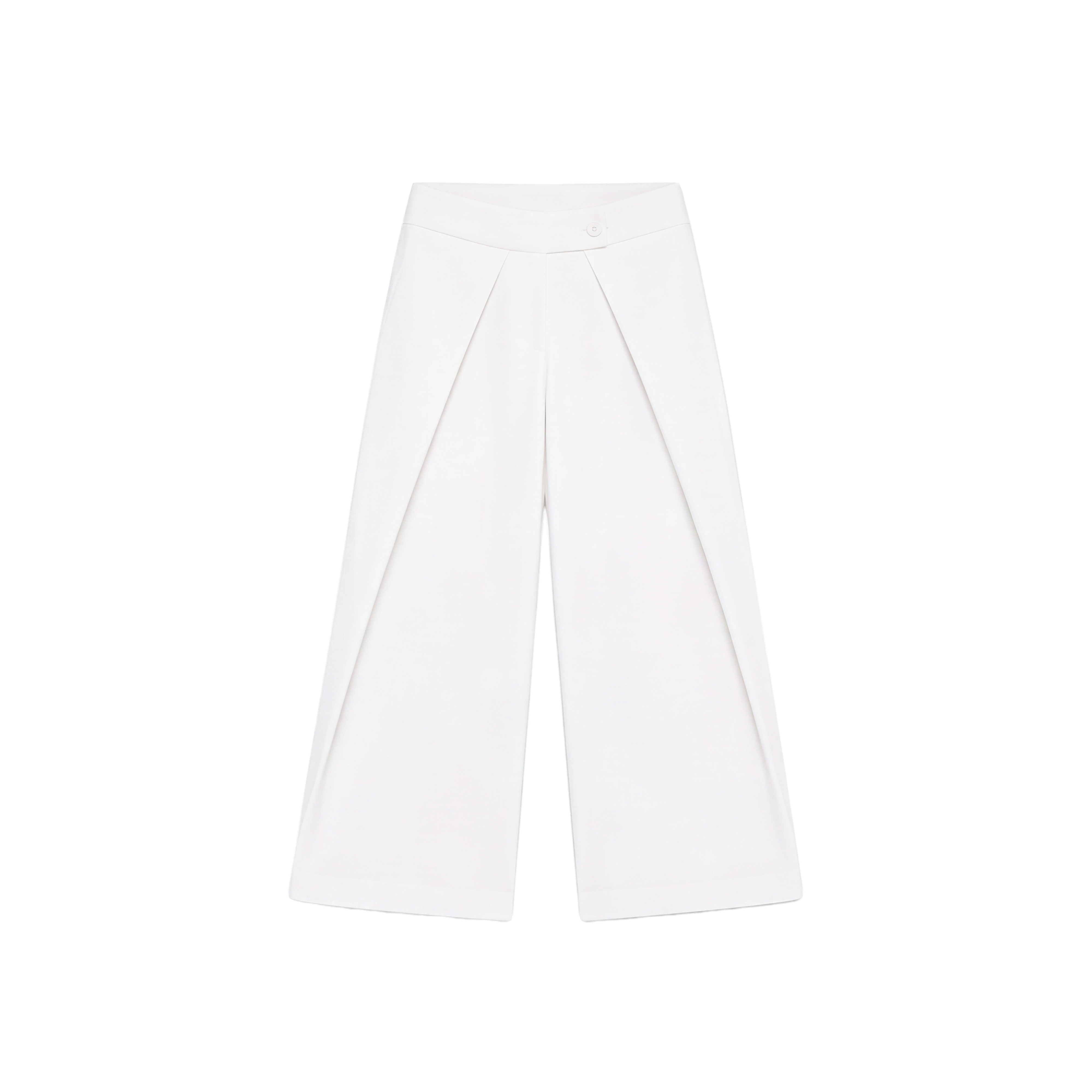 TAILORED LINEN PANTS WHITE