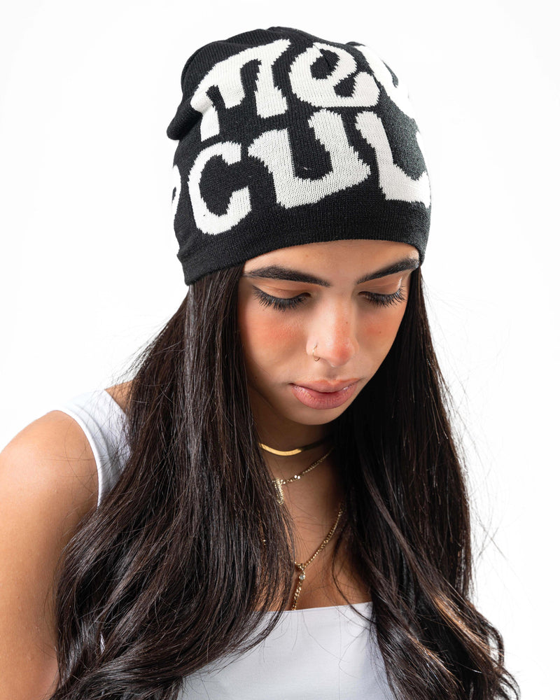 BLACK X WHITE BEANIE