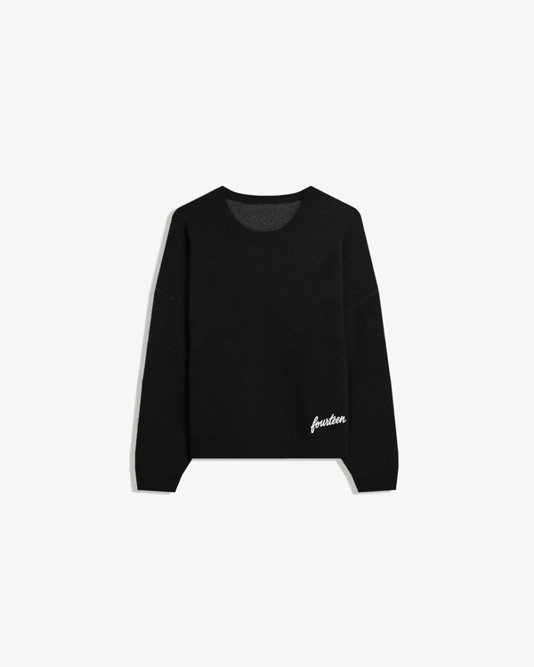 FOURTEEN STUDIO KNITTED SWEATER BLACK