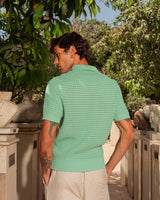 KNITTED POLO 203 MINT