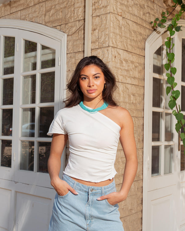 OFF SHOULDER TOP01 WHITE
