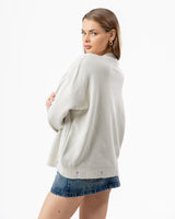 FOURTEEN KNITTED SWEATER WHITE