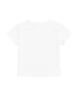 FOURTEEN MOOD BABY TEE WHITE X BLUE