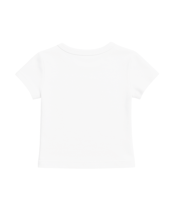 FOURTEEN MOOD BABY TEE WHITE X BLUE