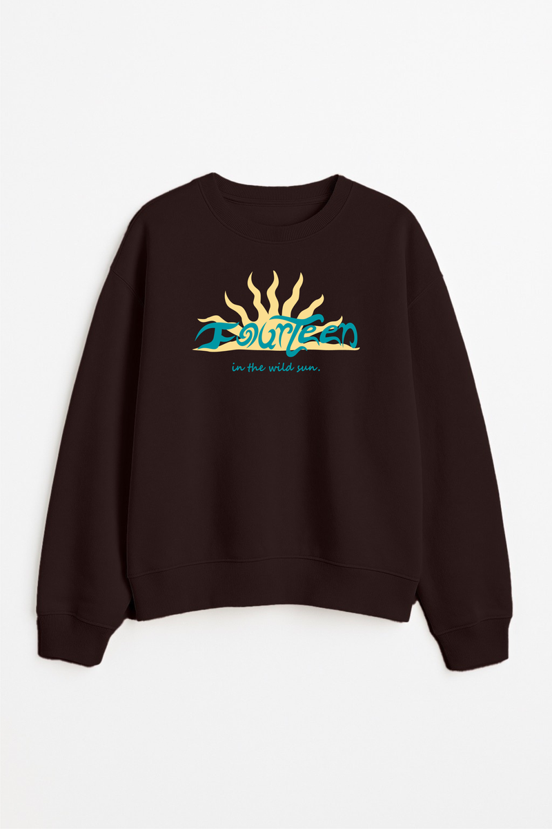 SUNRISE CREWNECK BROWN