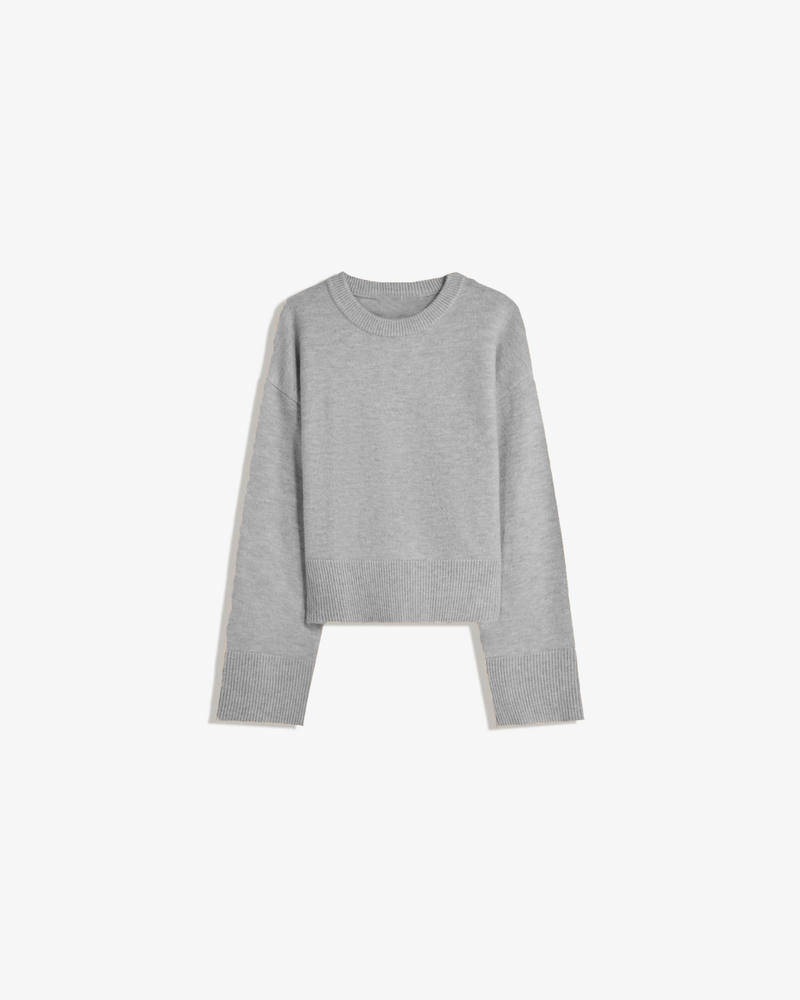 KNITTED CREWNECK GREY