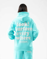 BABY BLUE PUFF HODDIE