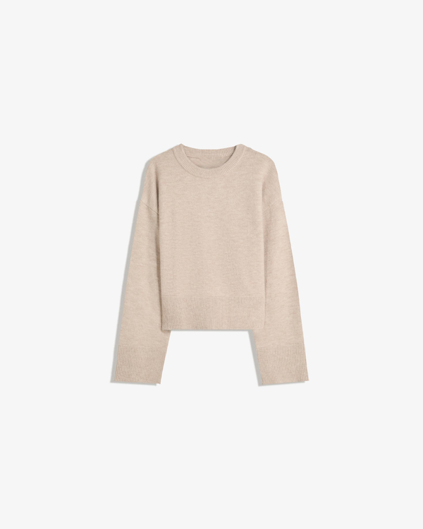 KNITTED SWEATER BEIGE