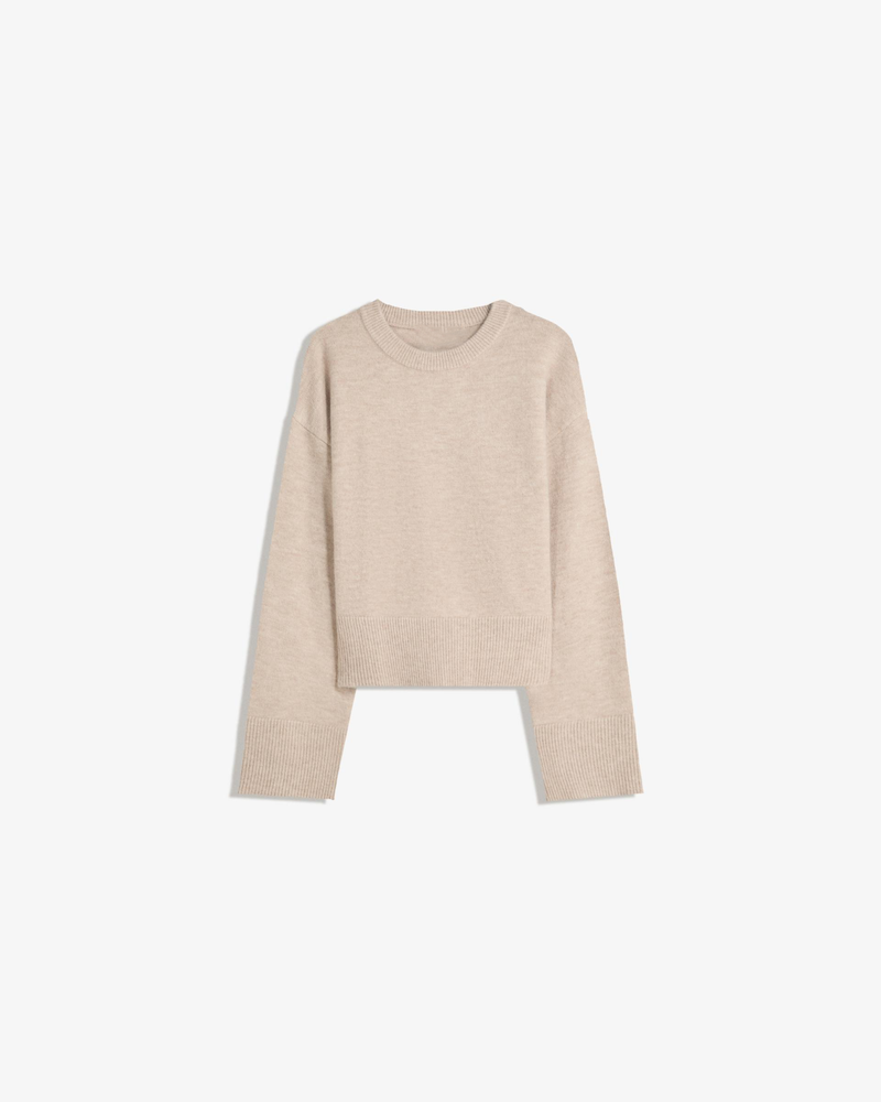 KNITTED SWEATER BEIGE
