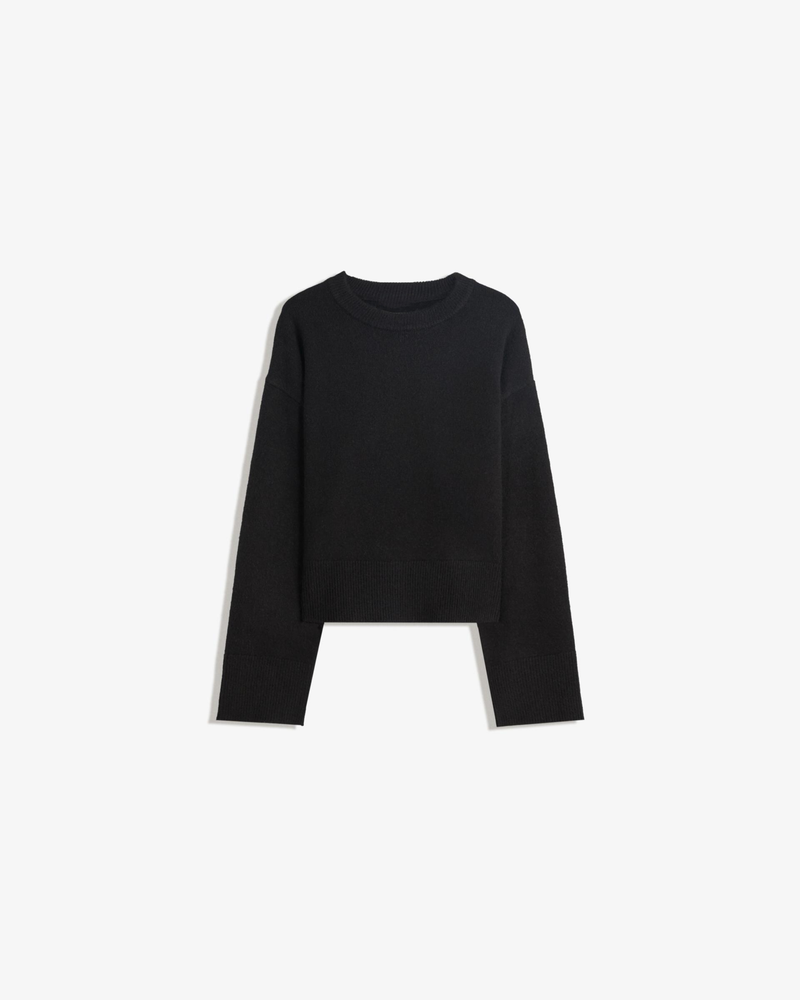 KNITTED SWEATER BLACK