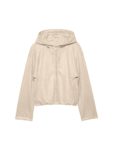 FAUX SUEDE JACKET BEIGE