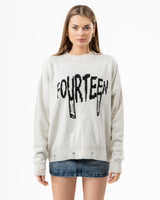 FOURTEEN KNITTED SWEATER WHITE