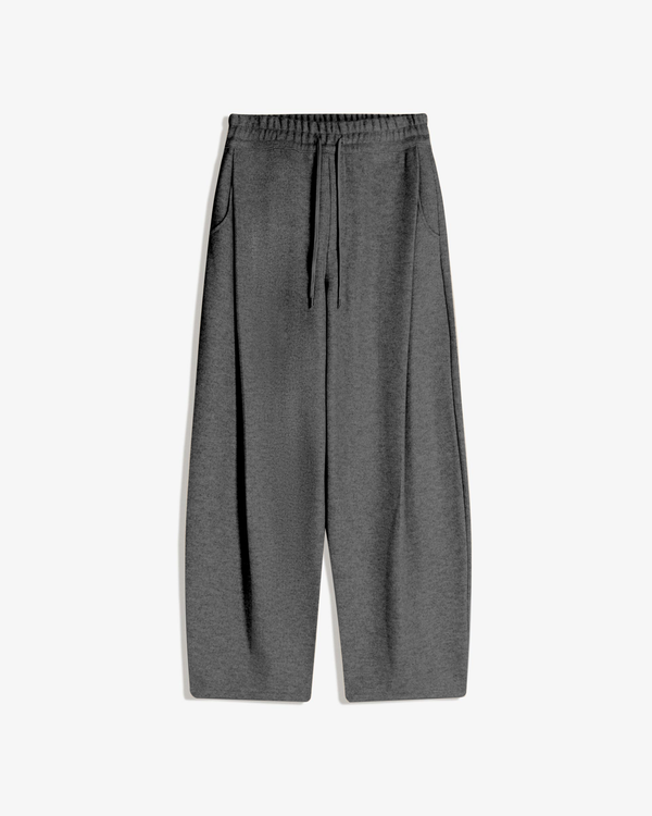 WOOL PANTS DARK GREY