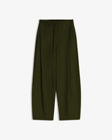 WOOL PANTS OLIVE