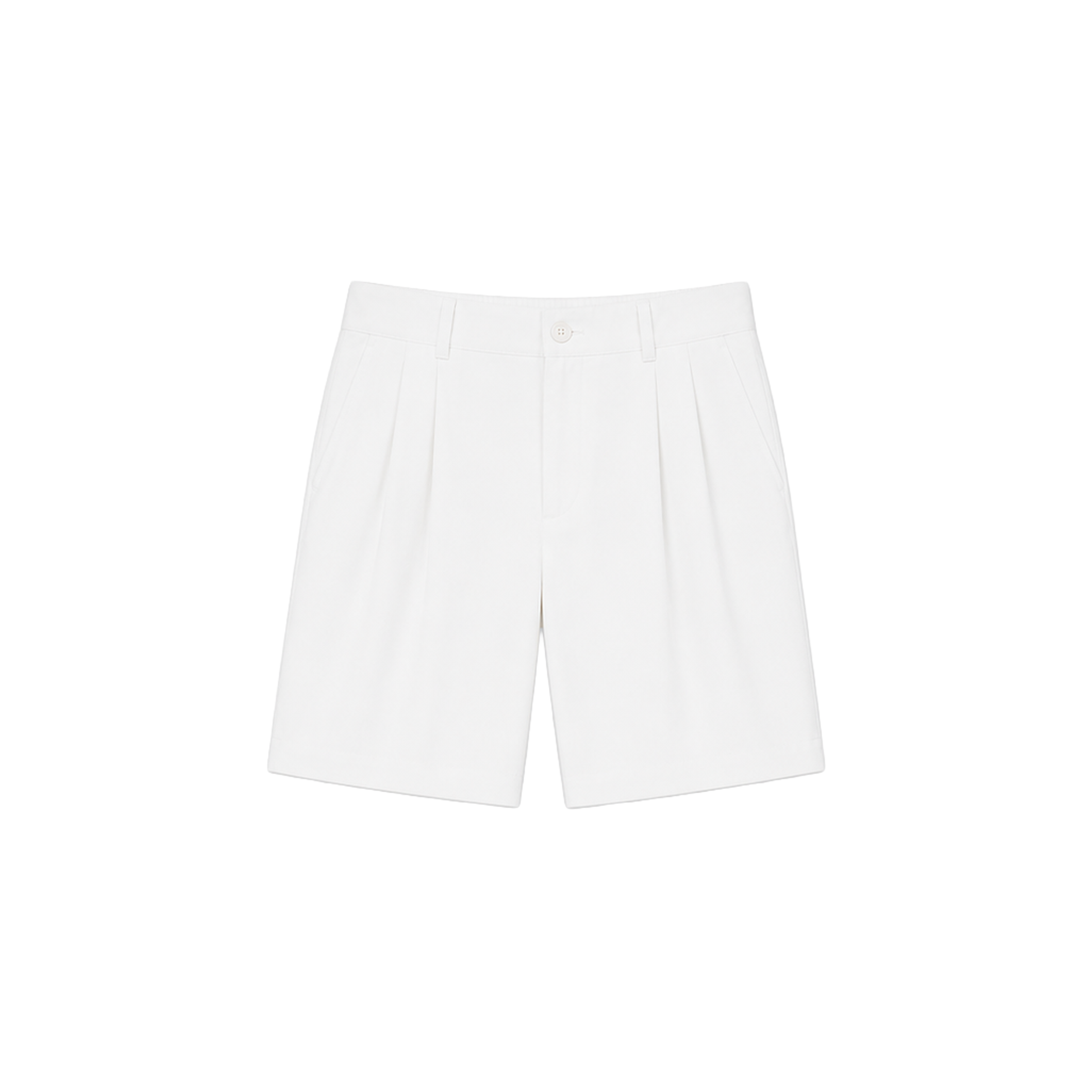 LINEN SHORT WHITE