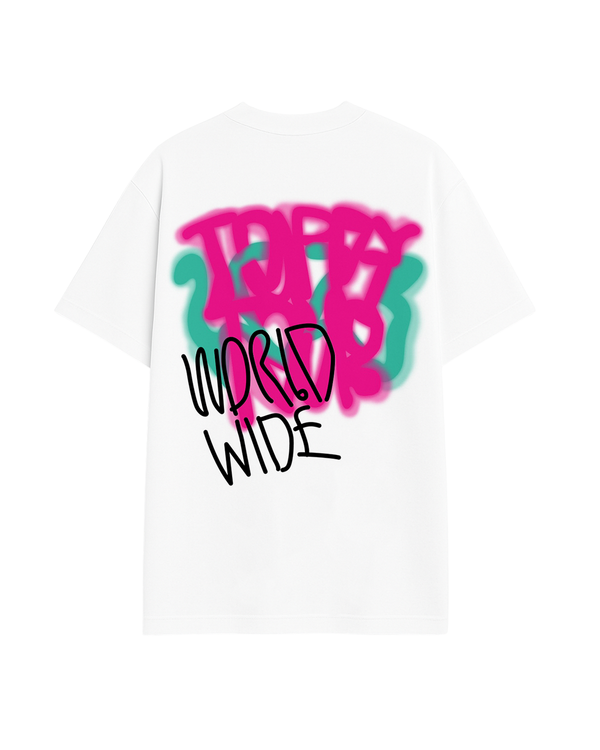 WORLD WIDE T SHIRT WHITE 625