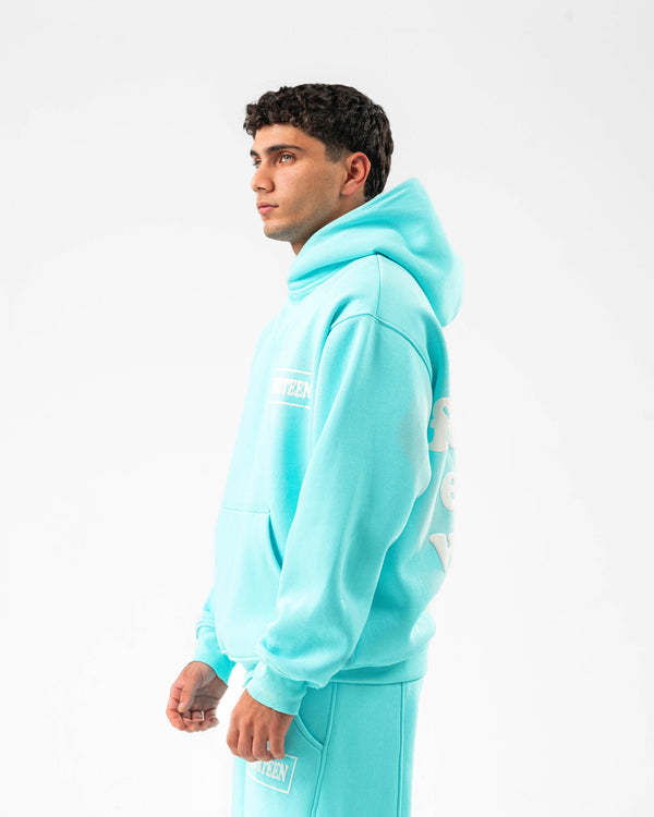 BABY BLUE PUFF HODDIE