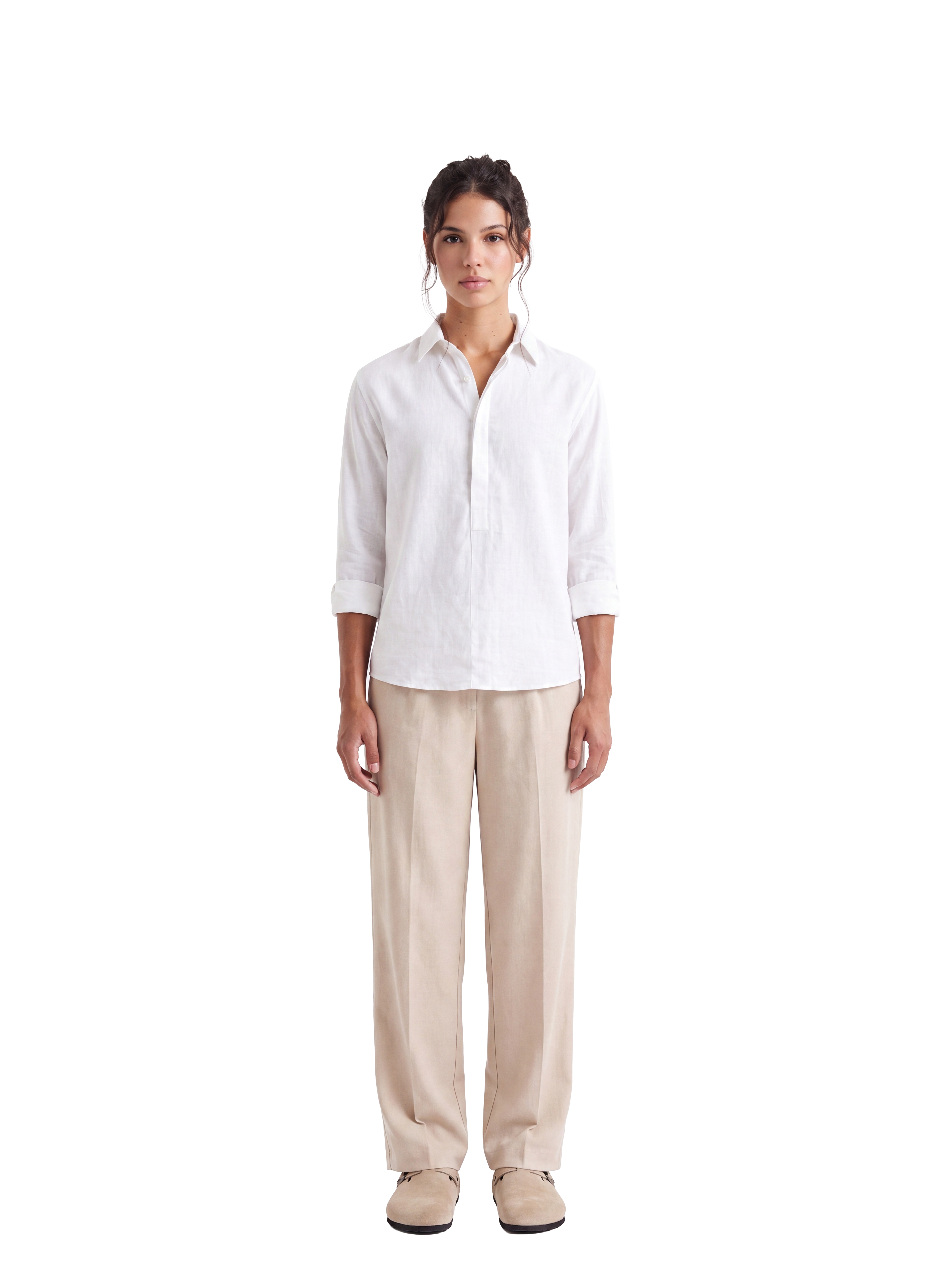 LINEN PANTS BEIGE