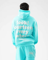 BABY BLUE PUFF HODDIE