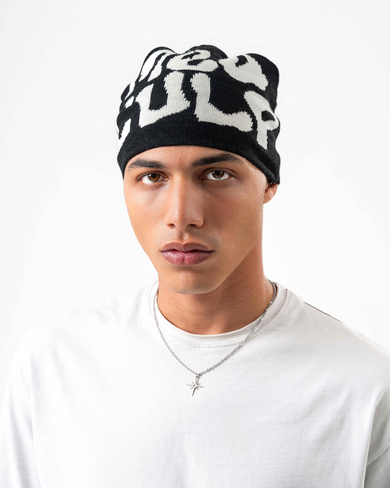 BLACK X WHITE BEANIE