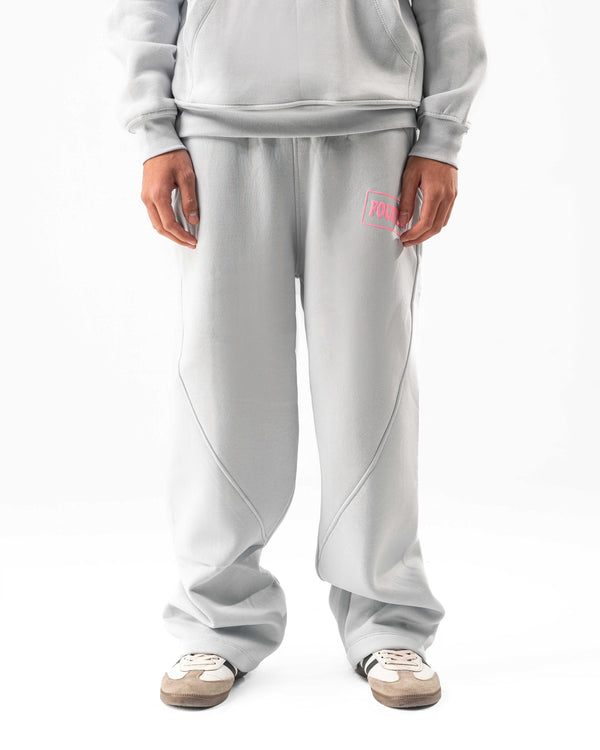 GREY PUFF SWEATPANTS