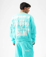 BABY BLUE FOURTEEN CREWNECK