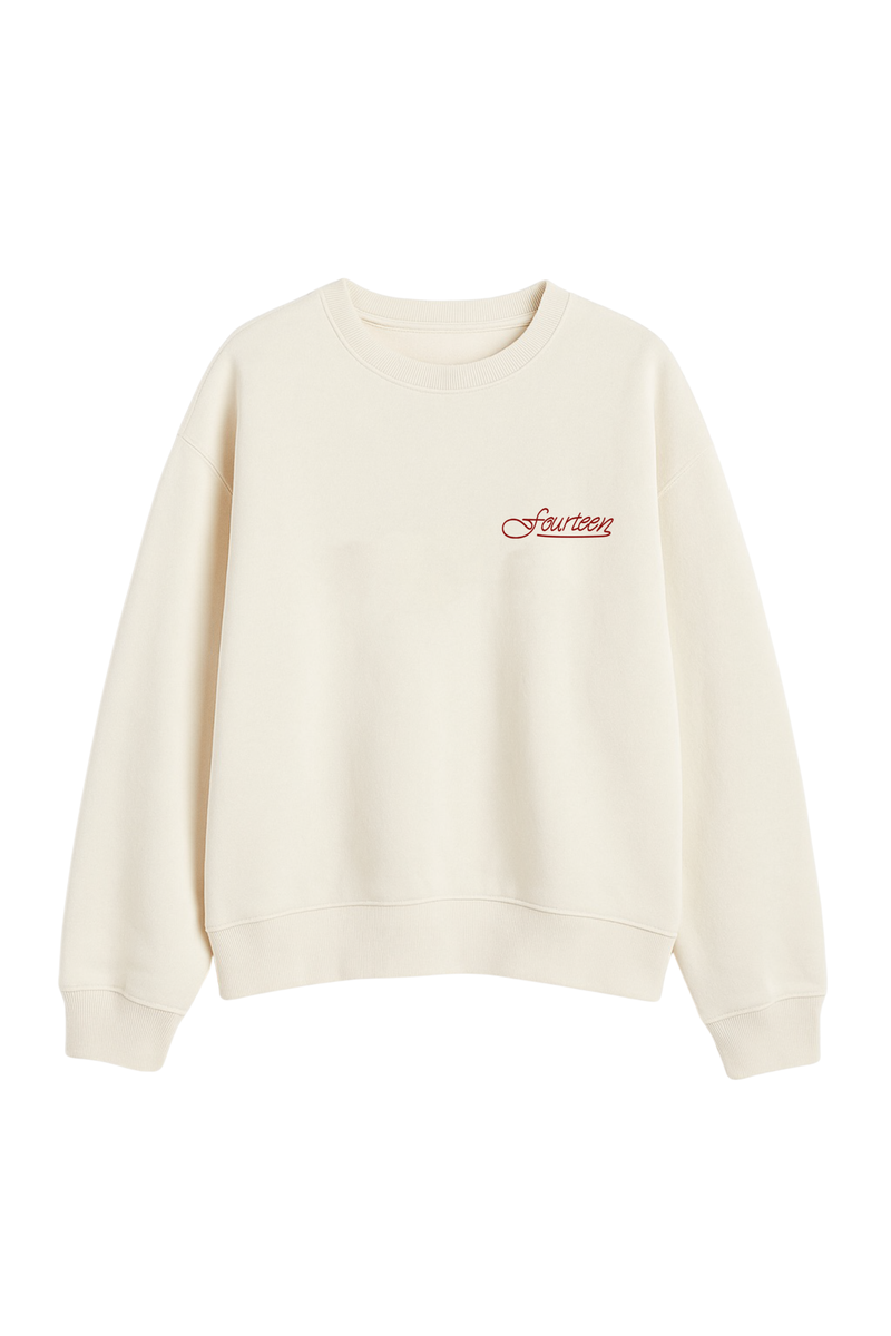 STATMENT CREWNECK BEIGE