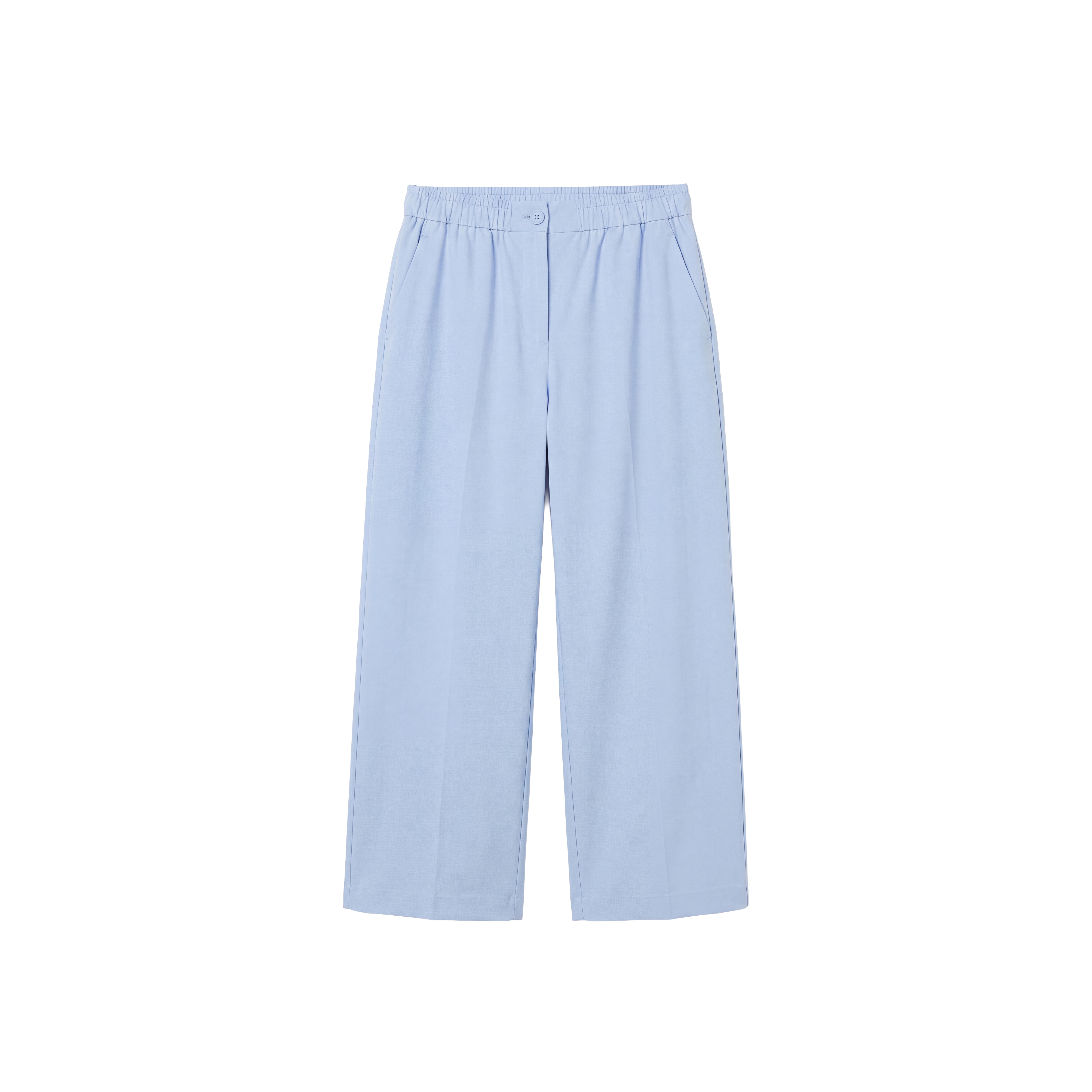 LINEN PANTS BABY BLUE