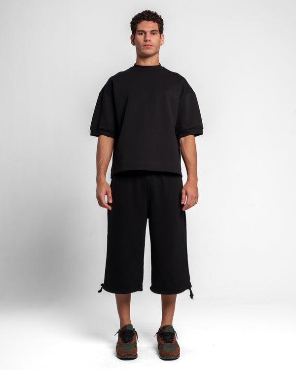 EMBROIDERY T SHIRT  BLACK