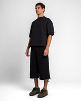 EMBROIDERY T SHIRT  BLACK