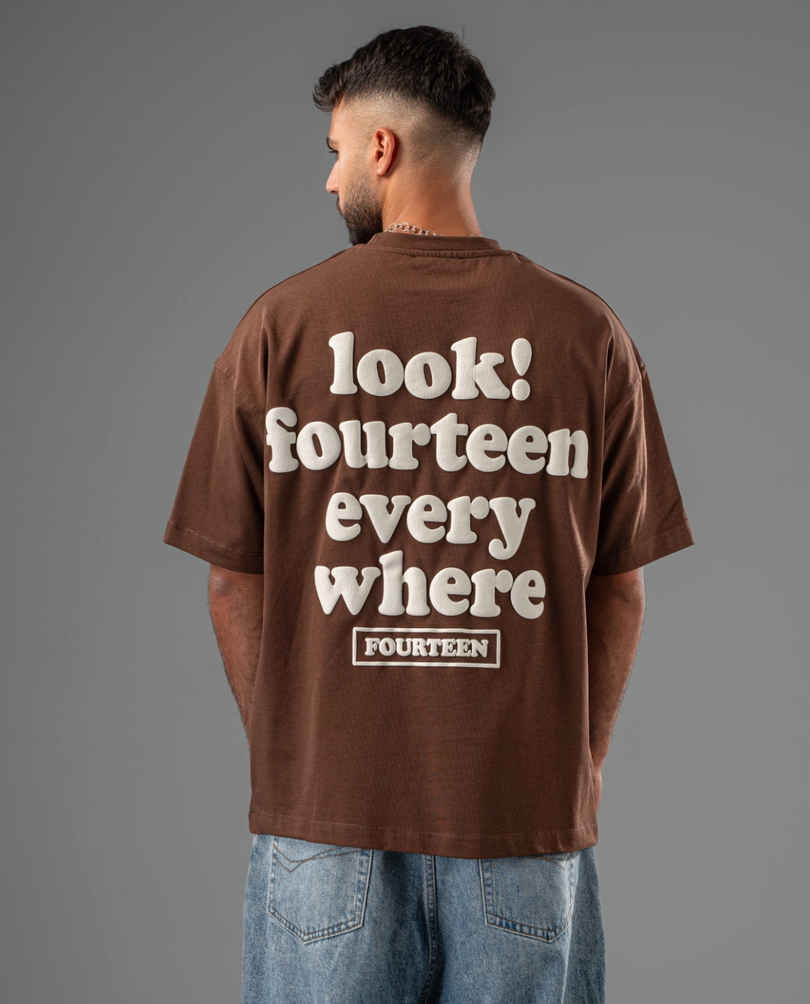 PUFF T SHIRT BROWN