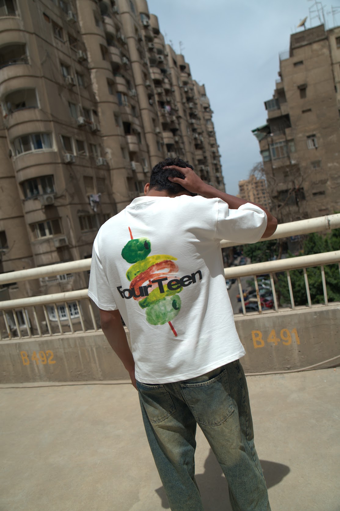 GLIDA WHITE T-SHIRT