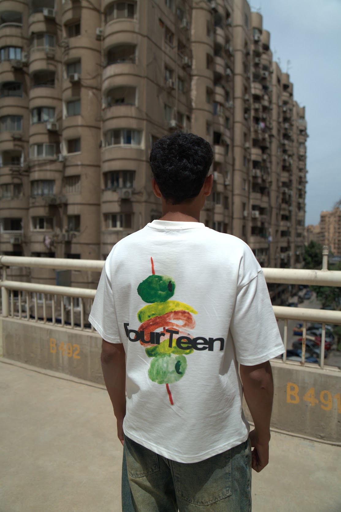 GLIDA WHITE T-SHIRT