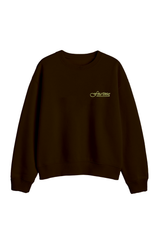 STATMENT CREWNECK BROWN