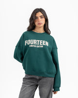 FOURTEEN CREWNECK OLIVE