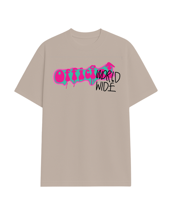 WORLD WIDE T SHIRT GREY 625