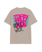 WORLD WIDE T SHIRT GREY 625