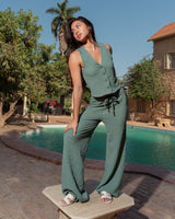 TEXTURED TOP 904 OLIVE