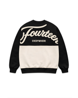 FOURTEEN EVERY WHERE CREWNECK BLACK