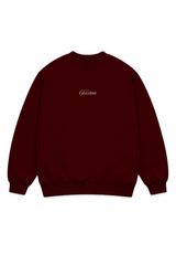 FOURTEEN EVERY WHERE CREWNECK BURGUNDY
