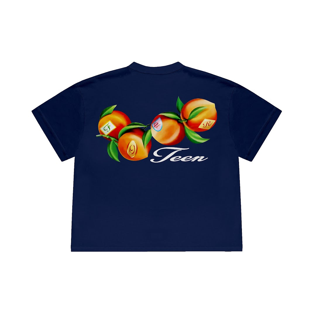 PEACH NAVY T-SHIRT